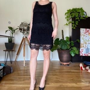 2 Layer Lace Coverup Dress
